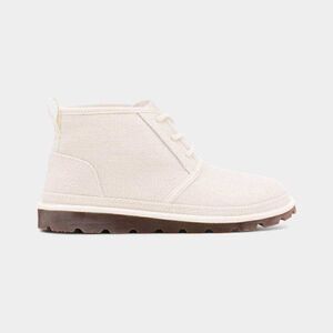 UGG Neumel Natural Canvas Lace Up Desert Chukka Boots